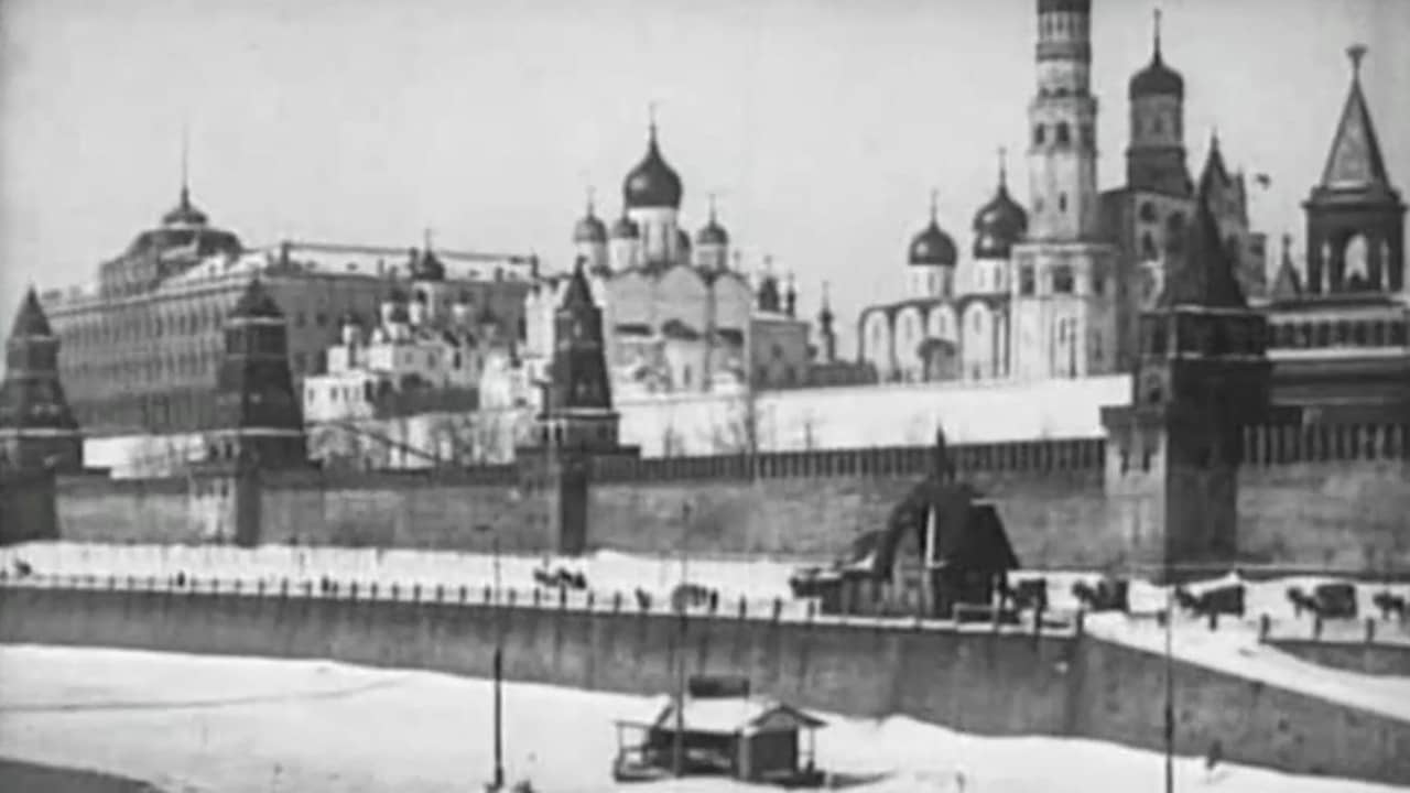 Moscow Clad in Snow backdrop