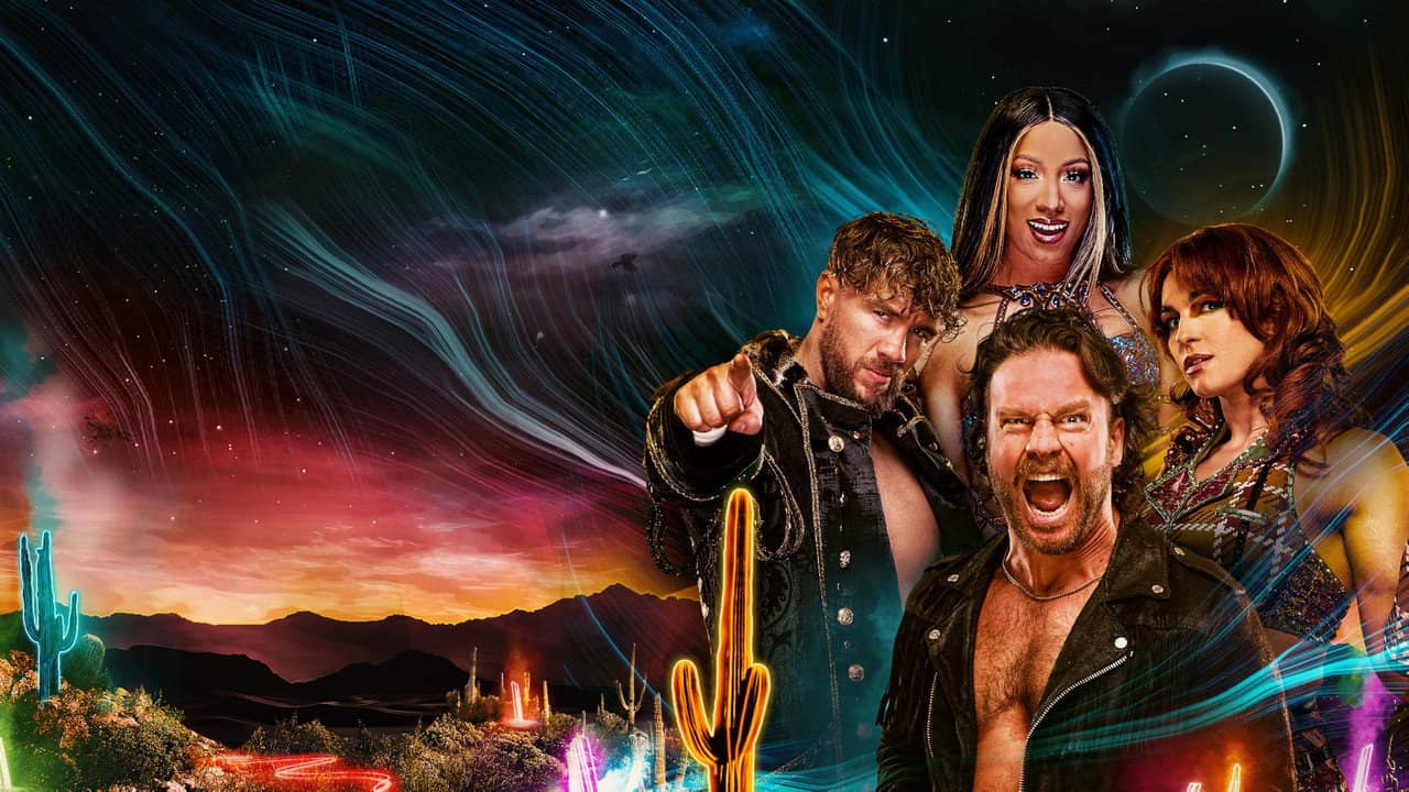 AEW Double or Nothing 2025 backdrop