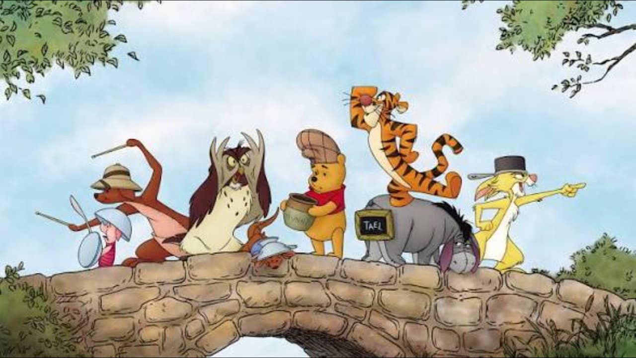 Winnie the Pooh backdrop
