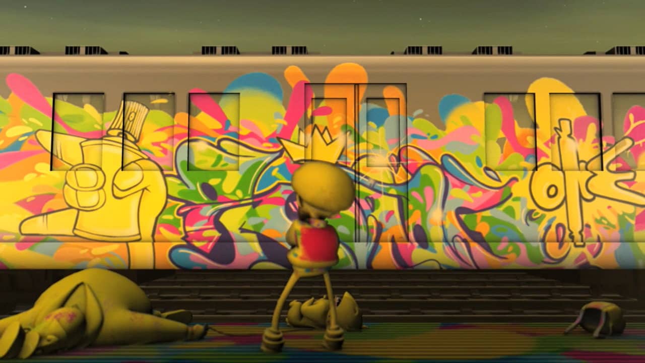 Trainbombing backdrop