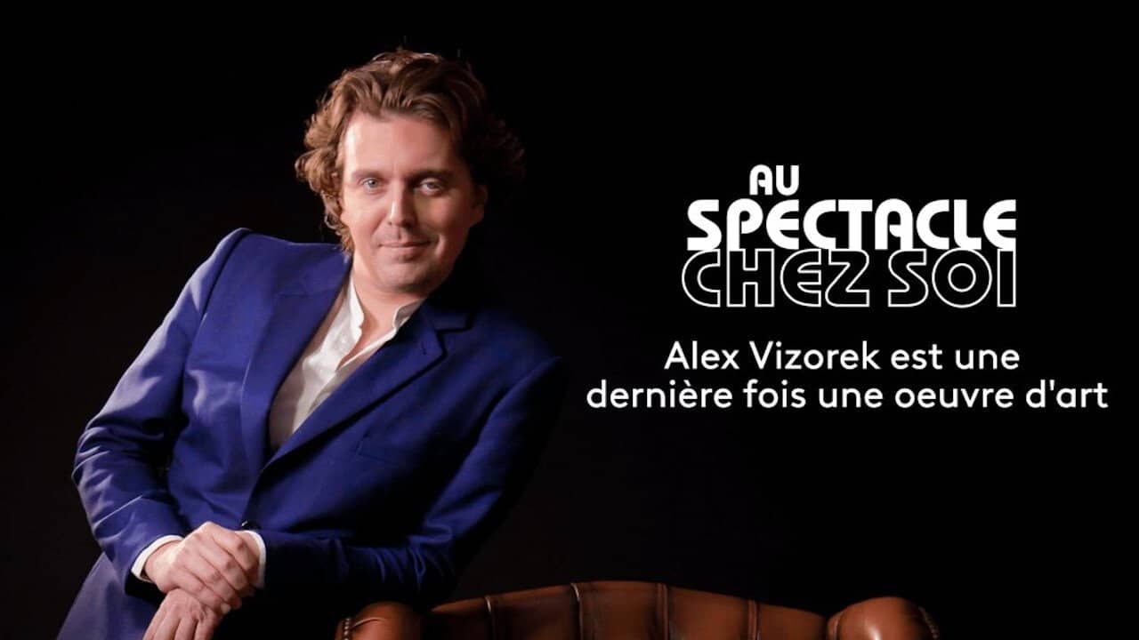 Alex Vizorek est une dernière fois une œuvre d'art backdrop