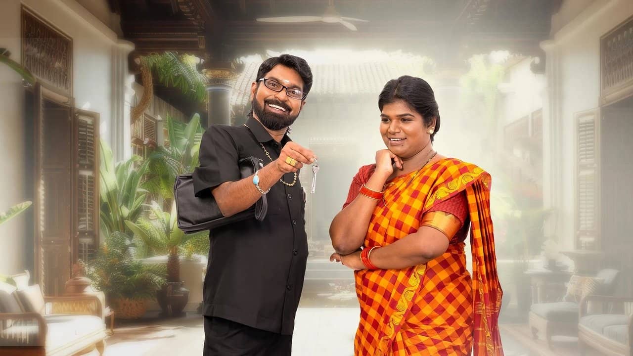Mr & Mrs Chinnathirai backdrop