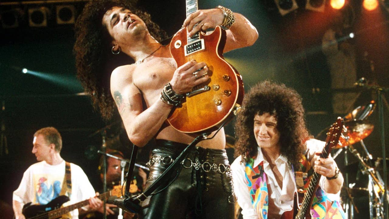 Queen - The Freddie Mercury Tribute Concert 10th Anniversary Documentary backdrop