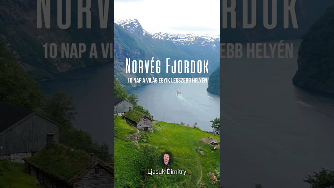 Norvég fjordok backdrop