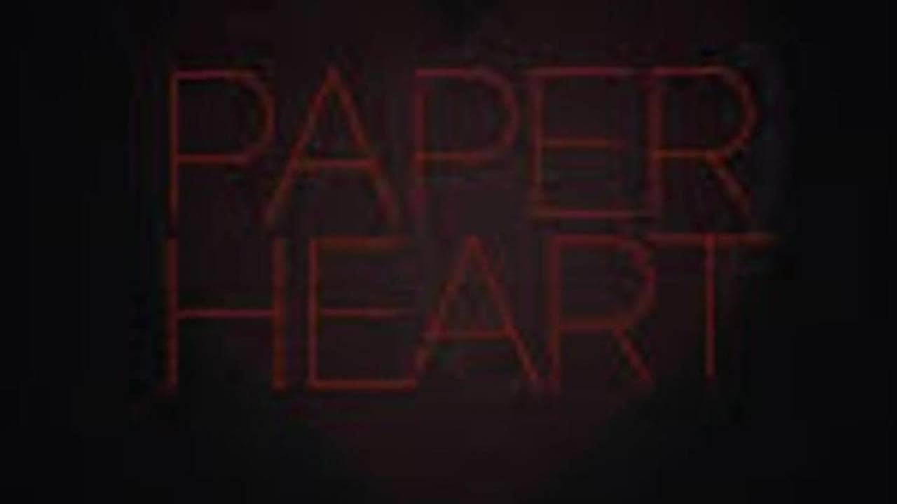 Paper Heart backdrop