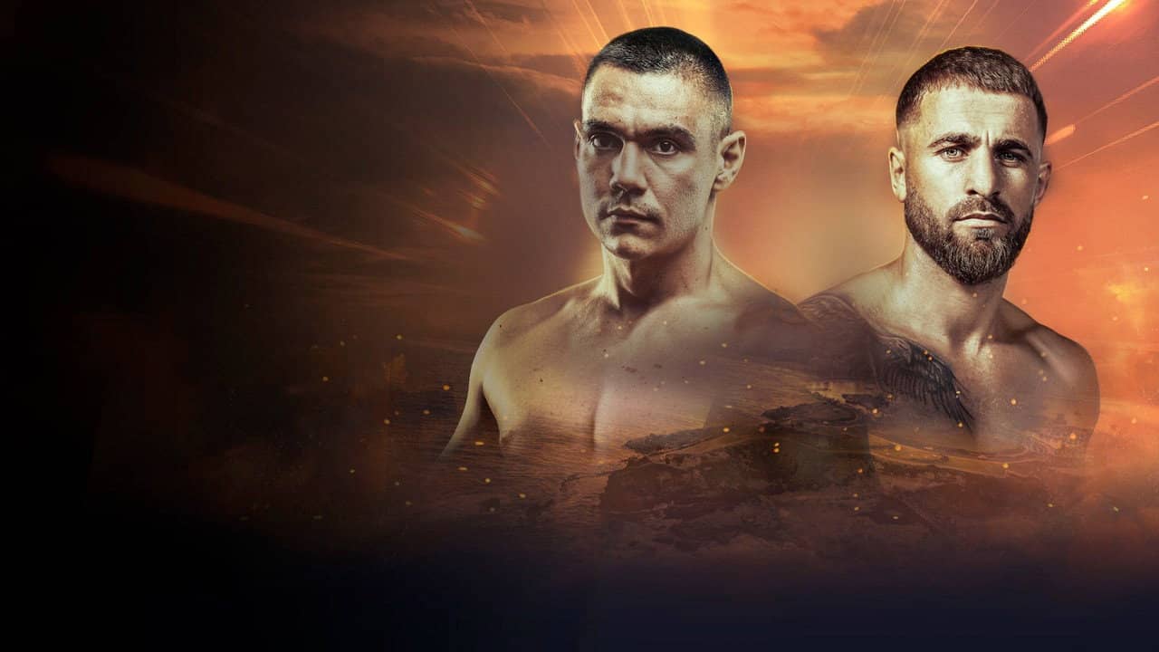 Tim Tszyu vs. Denis Nurja backdrop