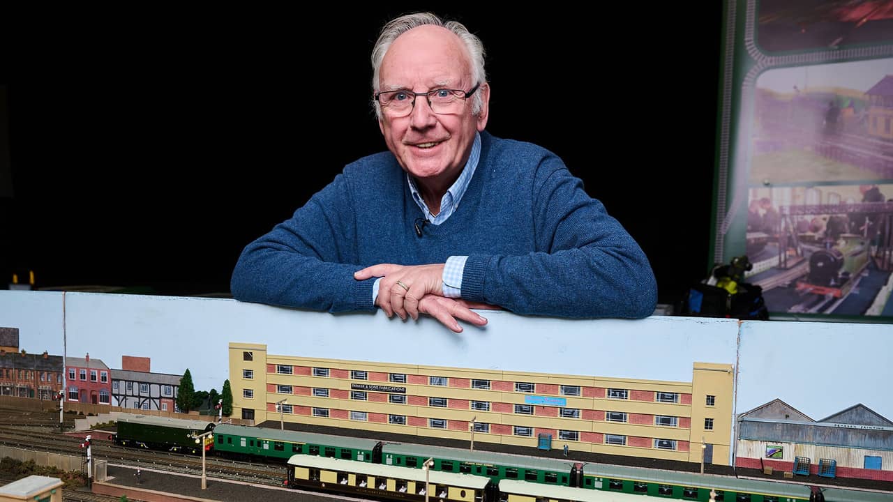 Little Trains & Big Names with Pete Waterman backdrop