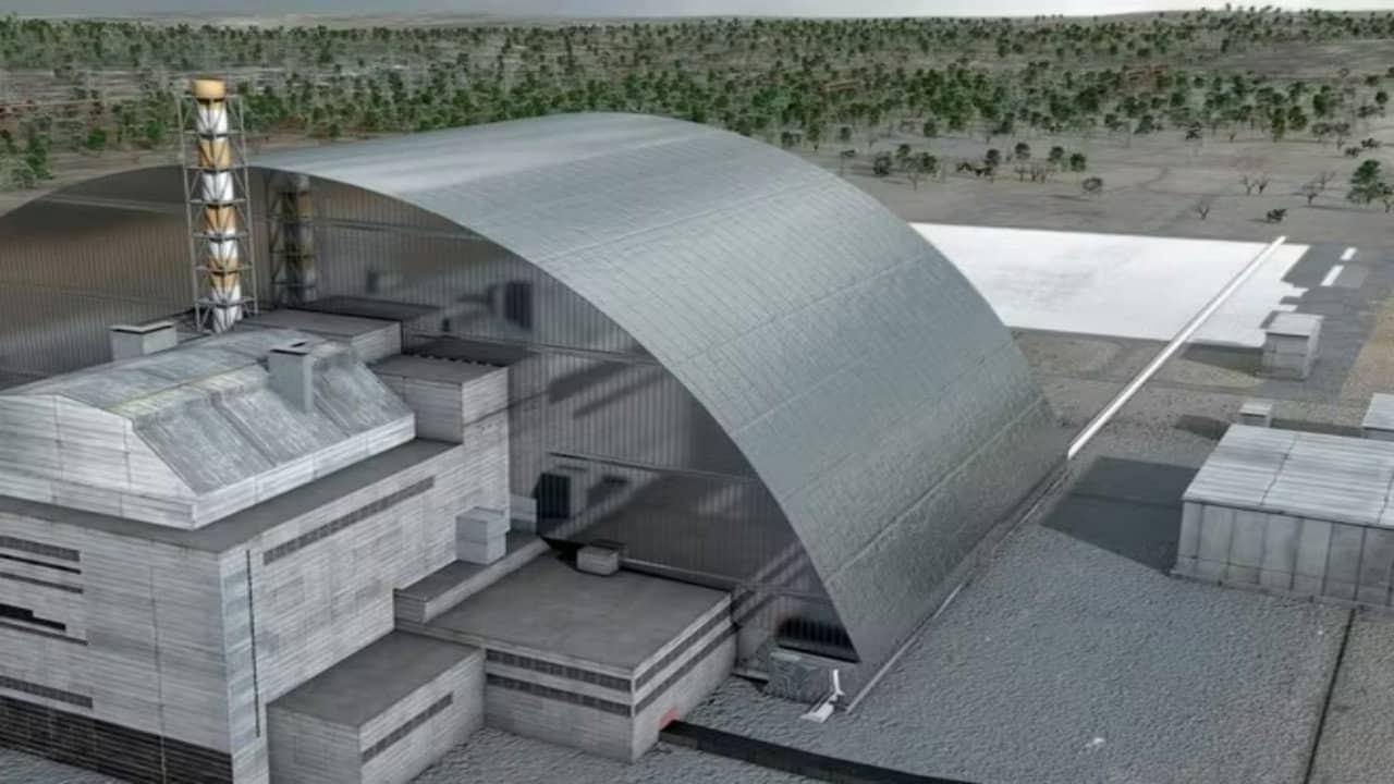 Inside Chernobyl's Mega Tomb backdrop