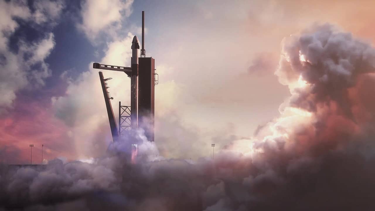 Space Launch LIVE: America Returns To Space backdrop