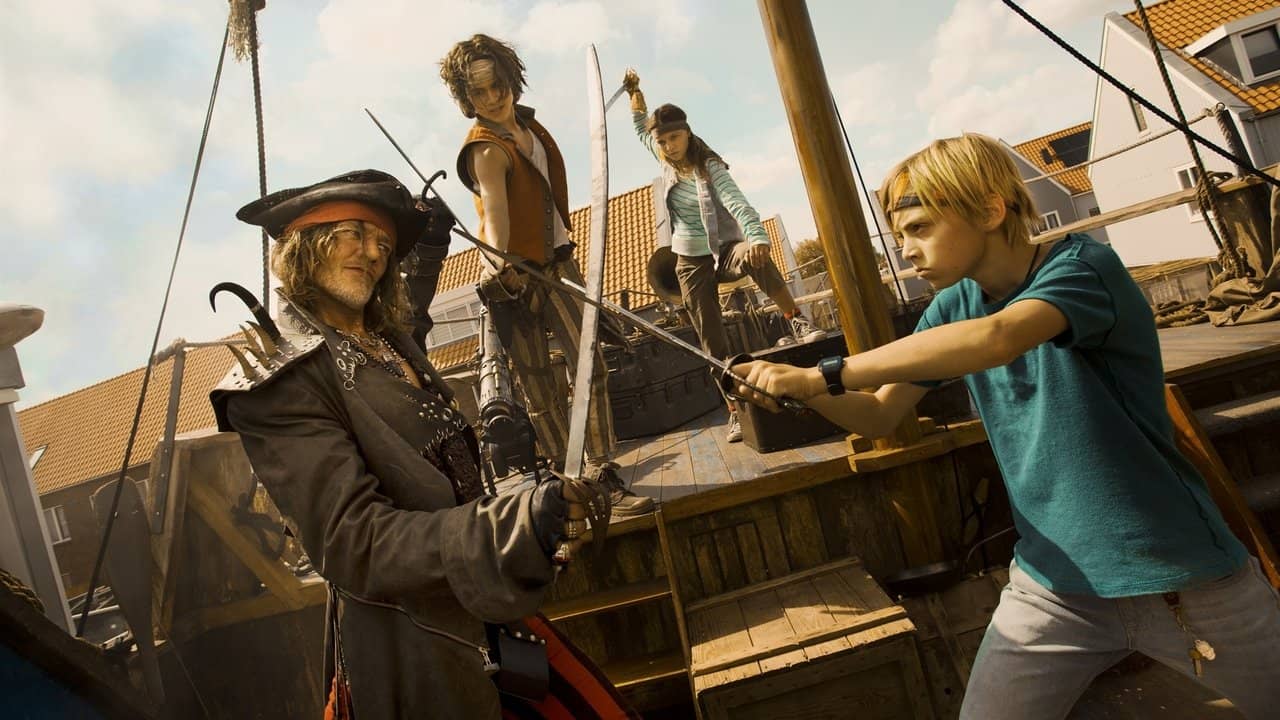 Pirates Down the Street backdrop