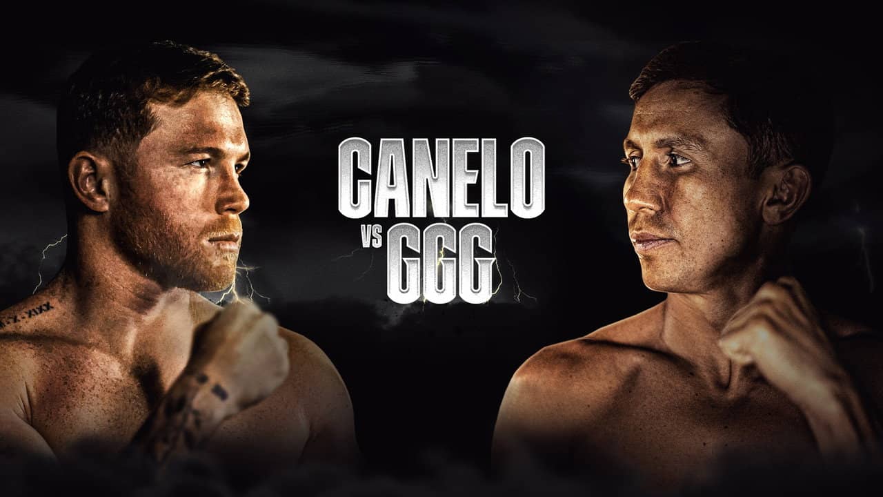 Canelo Alvarez vs. Gennady Golovkin III backdrop