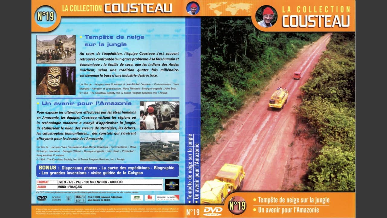 The Cousteau Collection N°19-1 | Amazon: Snowstorm in the Jungle backdrop
