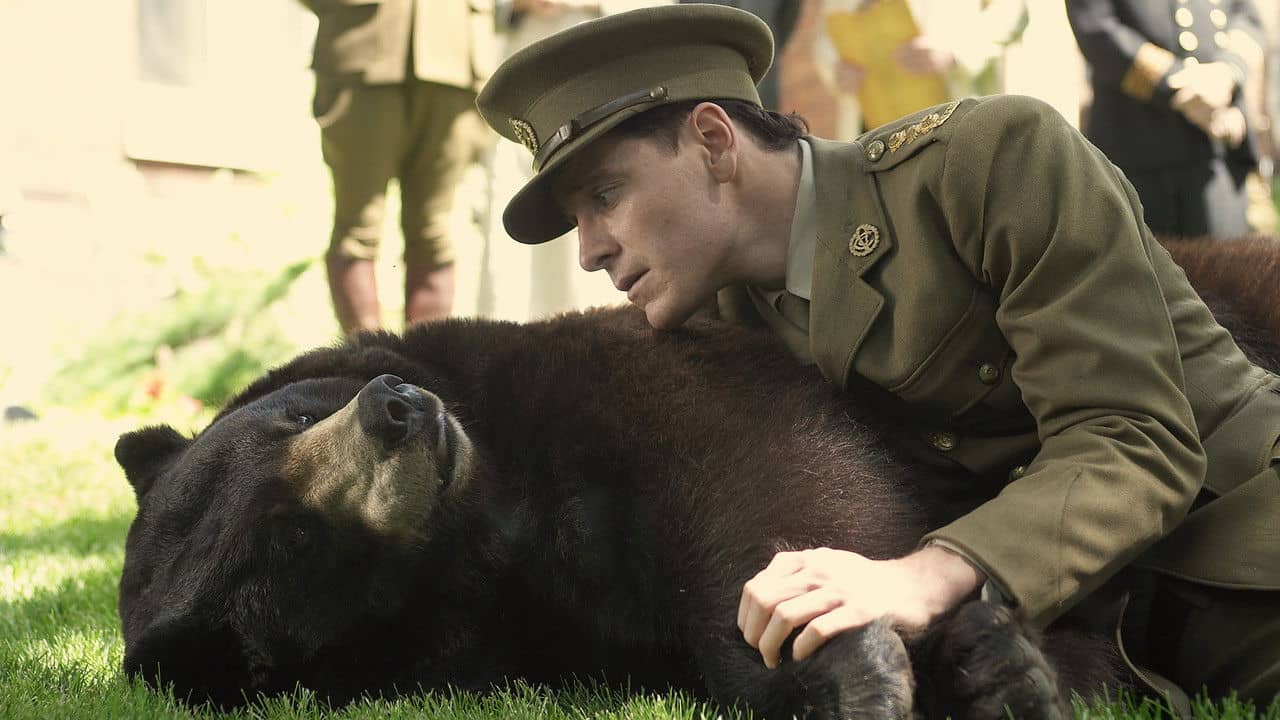 A Bear Named Winnie backdrop