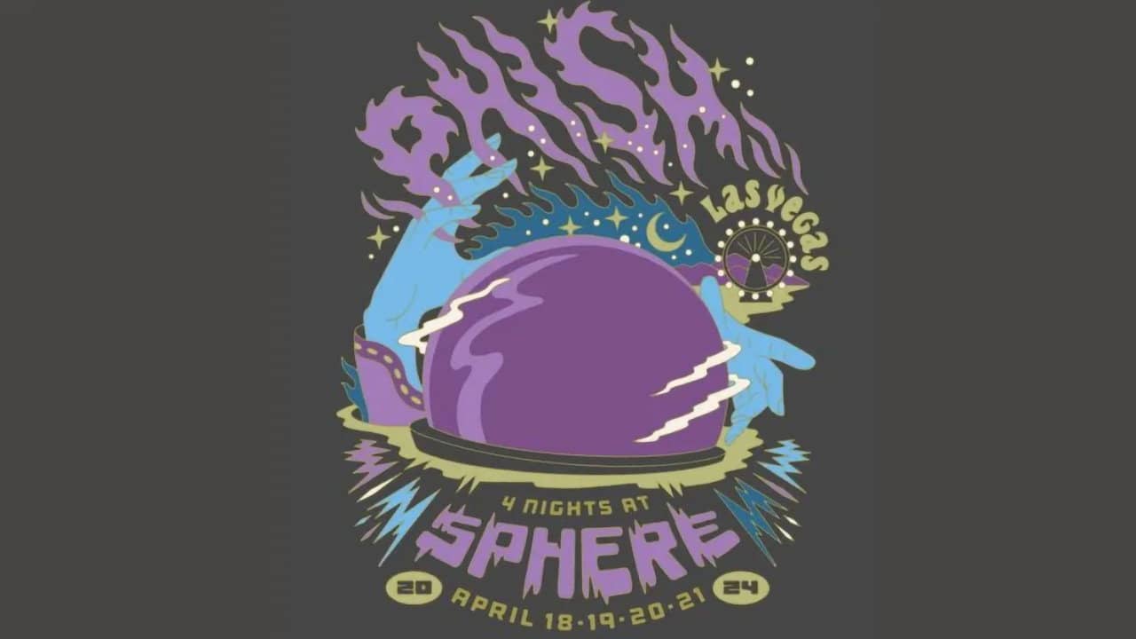 PHISH: 2024-04-18 SPHERE LAS VEGAS, NV backdrop