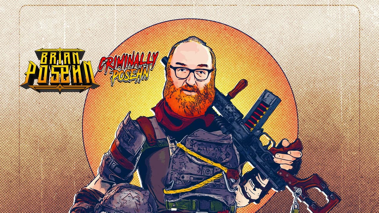 Brian Posehn: Criminally Posehn backdrop