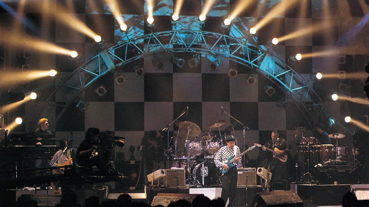 One Night Gig backdrop