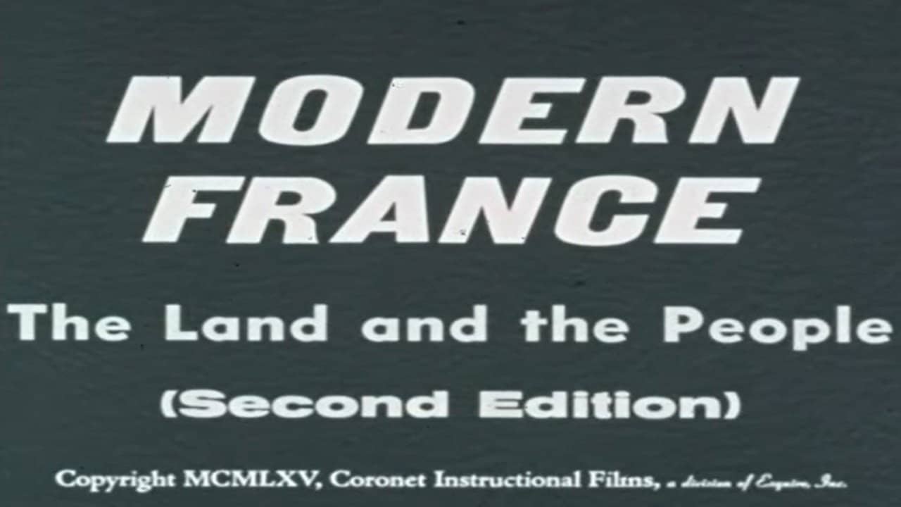 Modern France: The Land and the People (Second Edition) backdrop