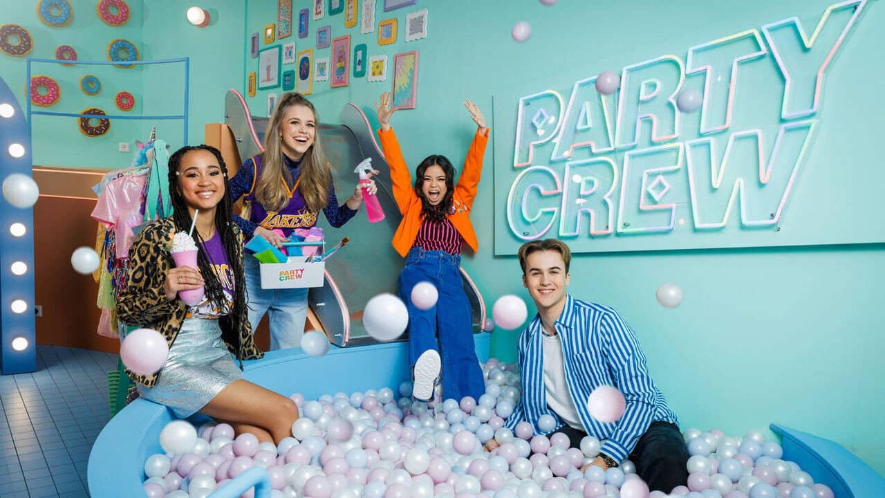 Party Crew backdrop