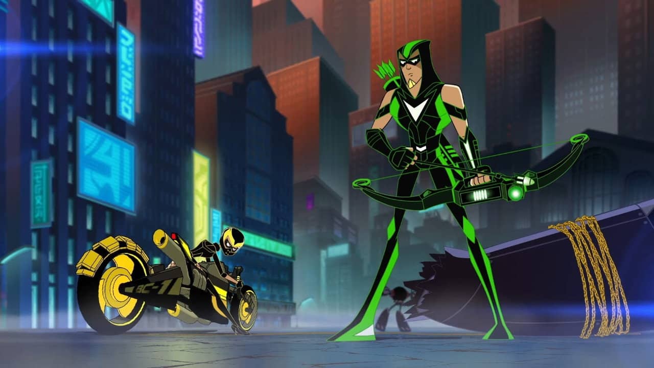 Green Arrow backdrop