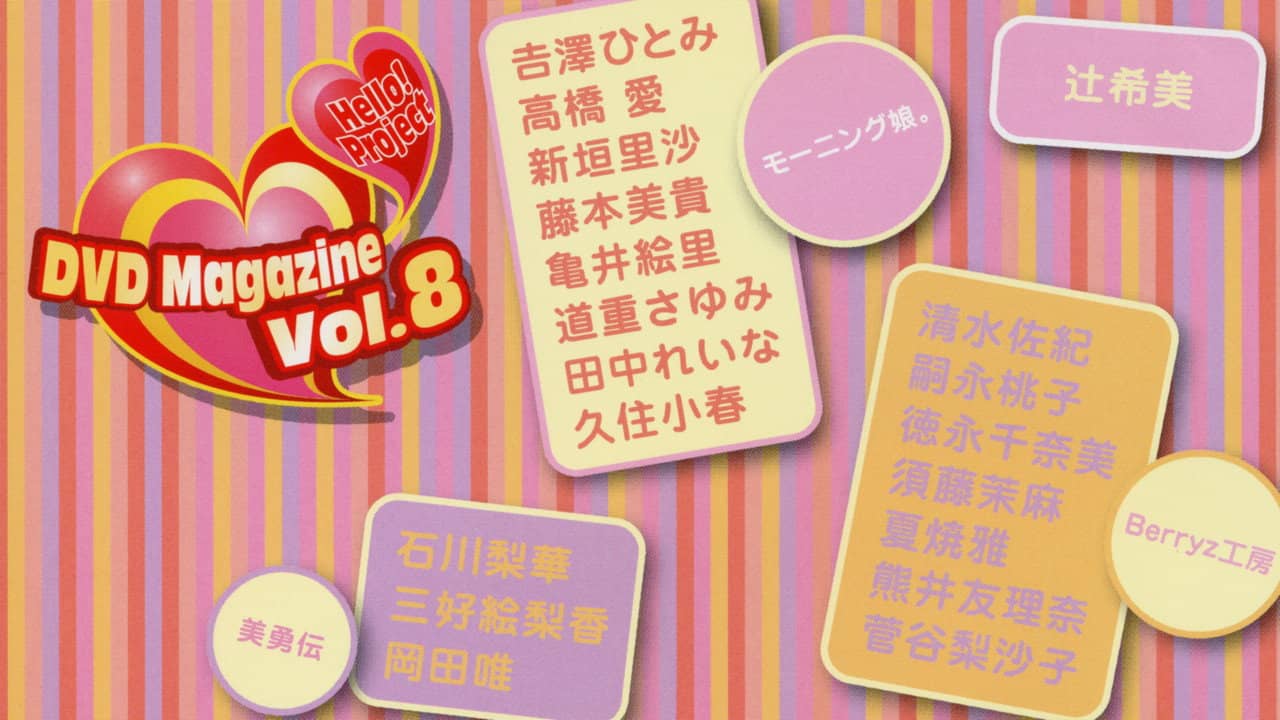 Hello! Project DVD Magazine Vol.8 backdrop