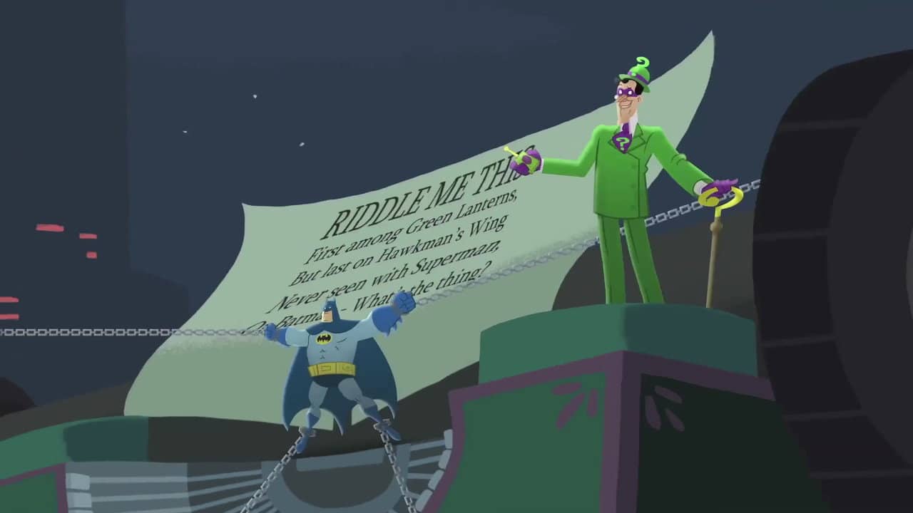 The Riddler: Riddle Me This backdrop