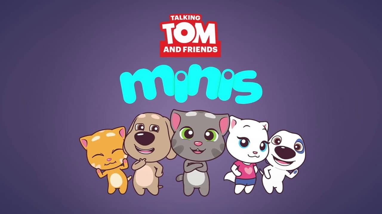 Talking Tom and Friends Minis backdrop