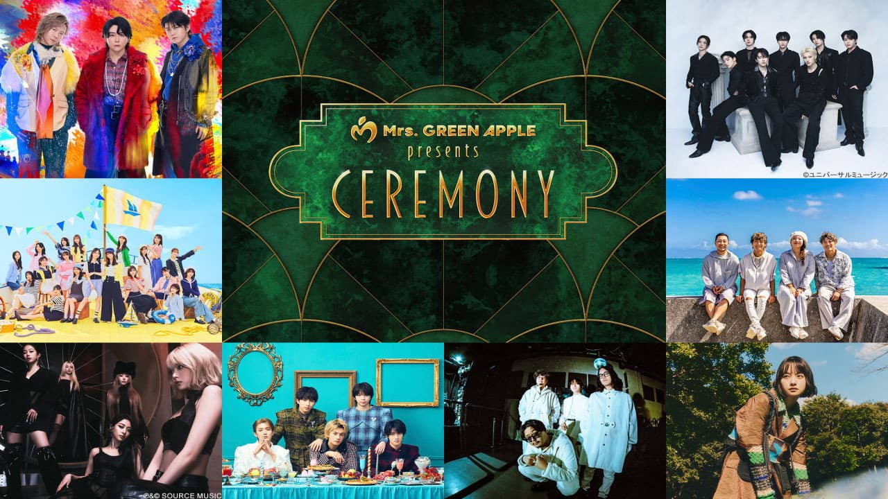 Mrs. GREEN APPLE presents『CEREMONY』 backdrop