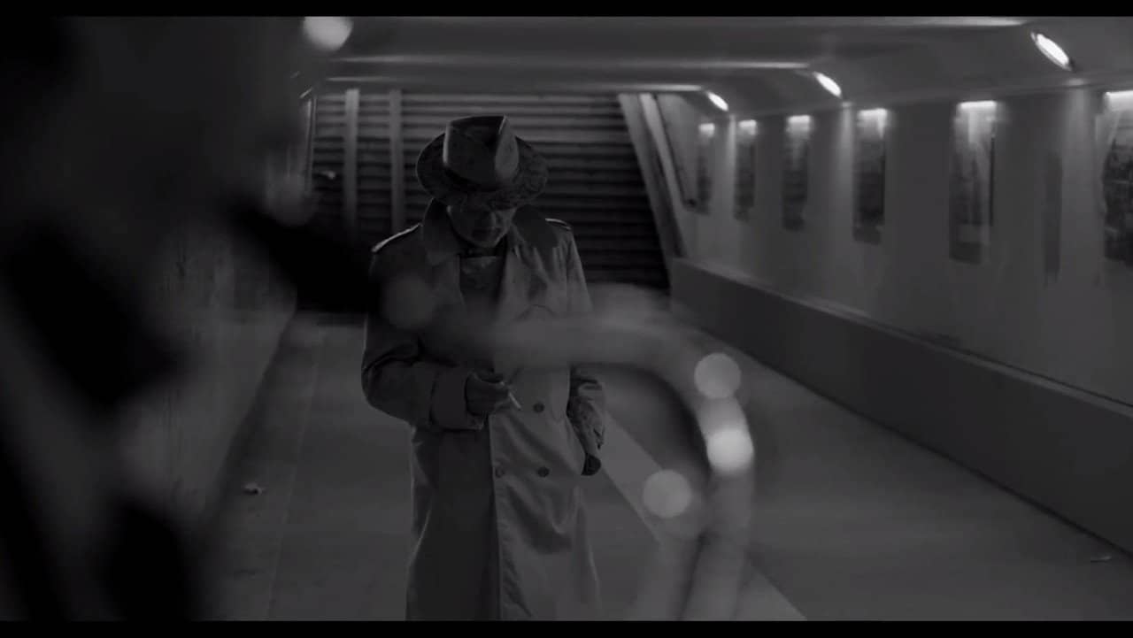 Silent movie backdrop