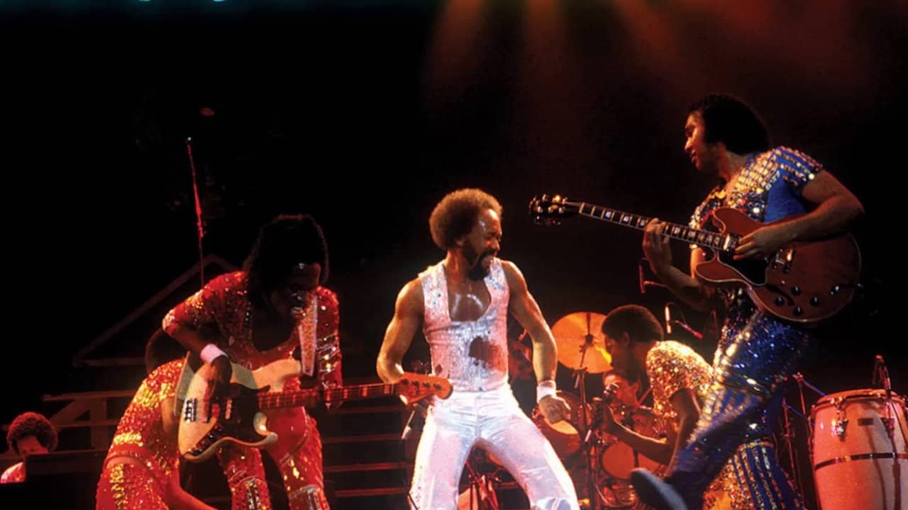 Earth, Wind & Fire in Concert backdrop