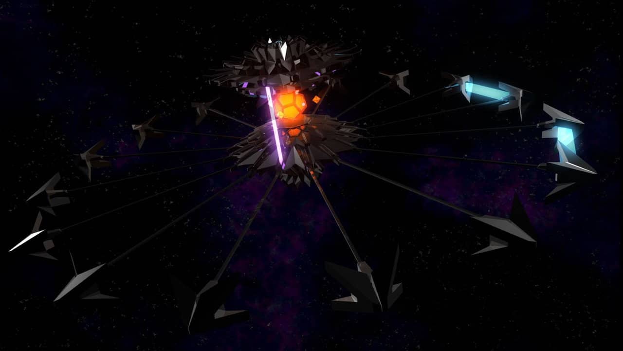Holotronica 3D backdrop