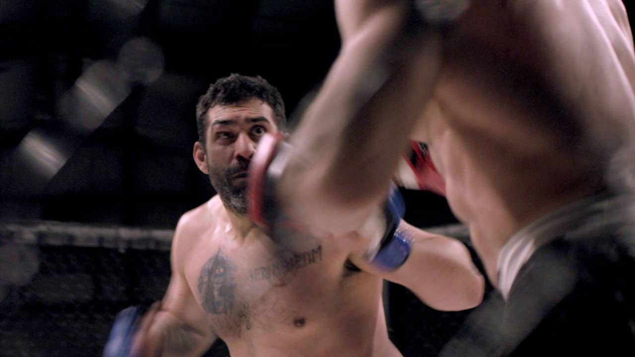 The Cage Fighter backdrop