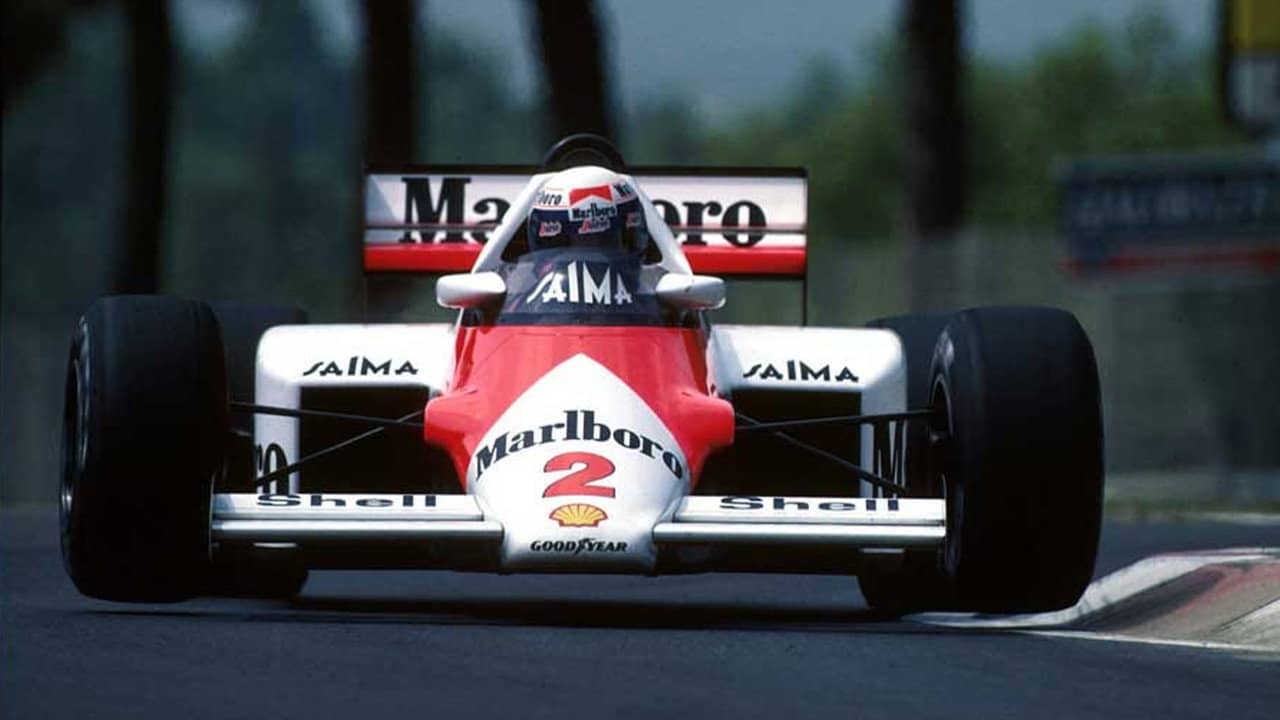 1985 FIA Formula One World Championship Season Review backdrop