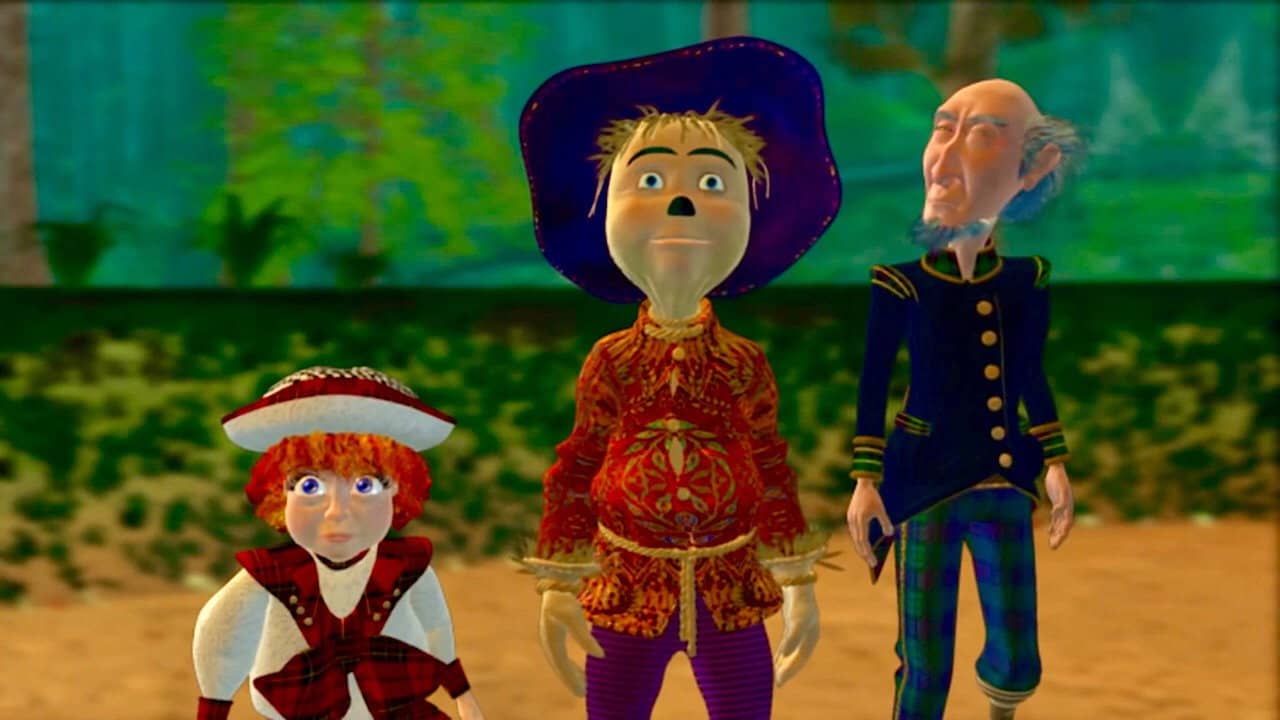 The Scarecrow of Oz backdrop