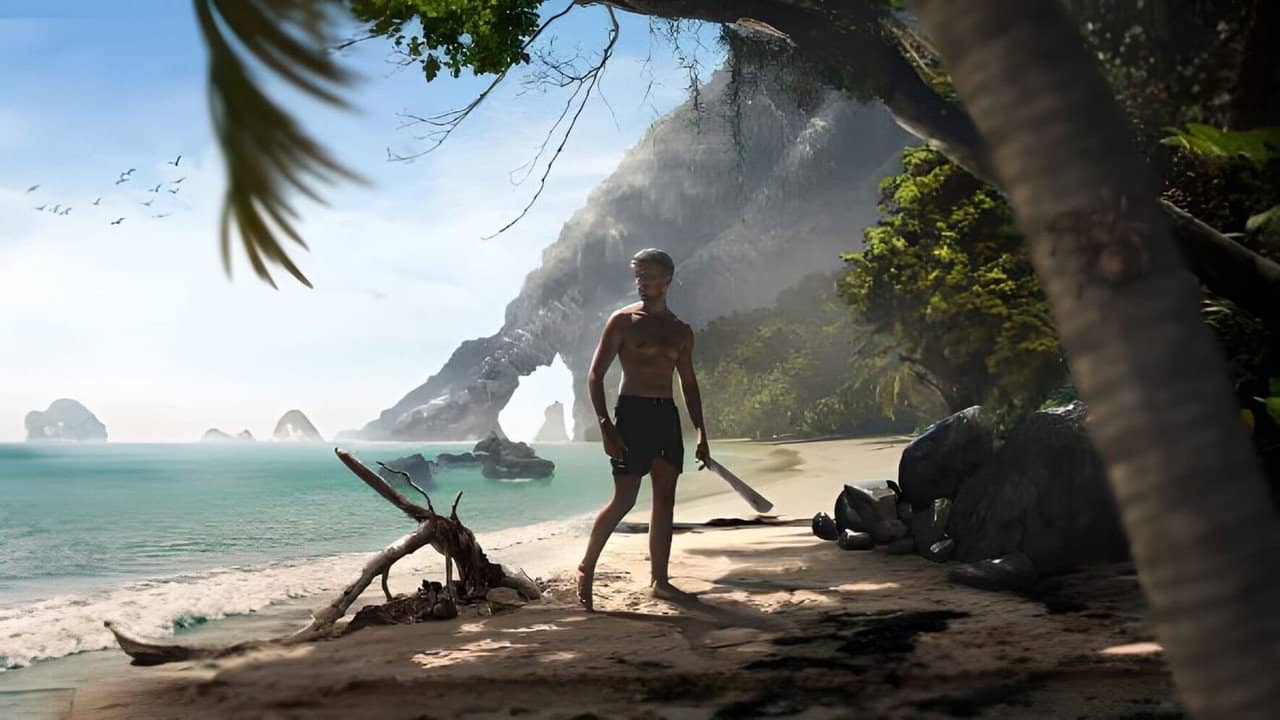 7 Days to Survive Alone on a Deserted Island backdrop