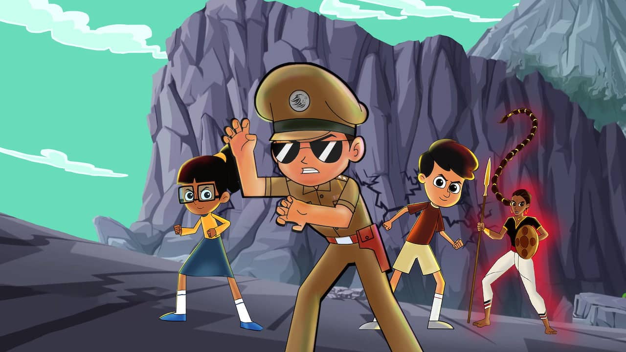 Little Singham aur Kaal ka Mahajaal backdrop