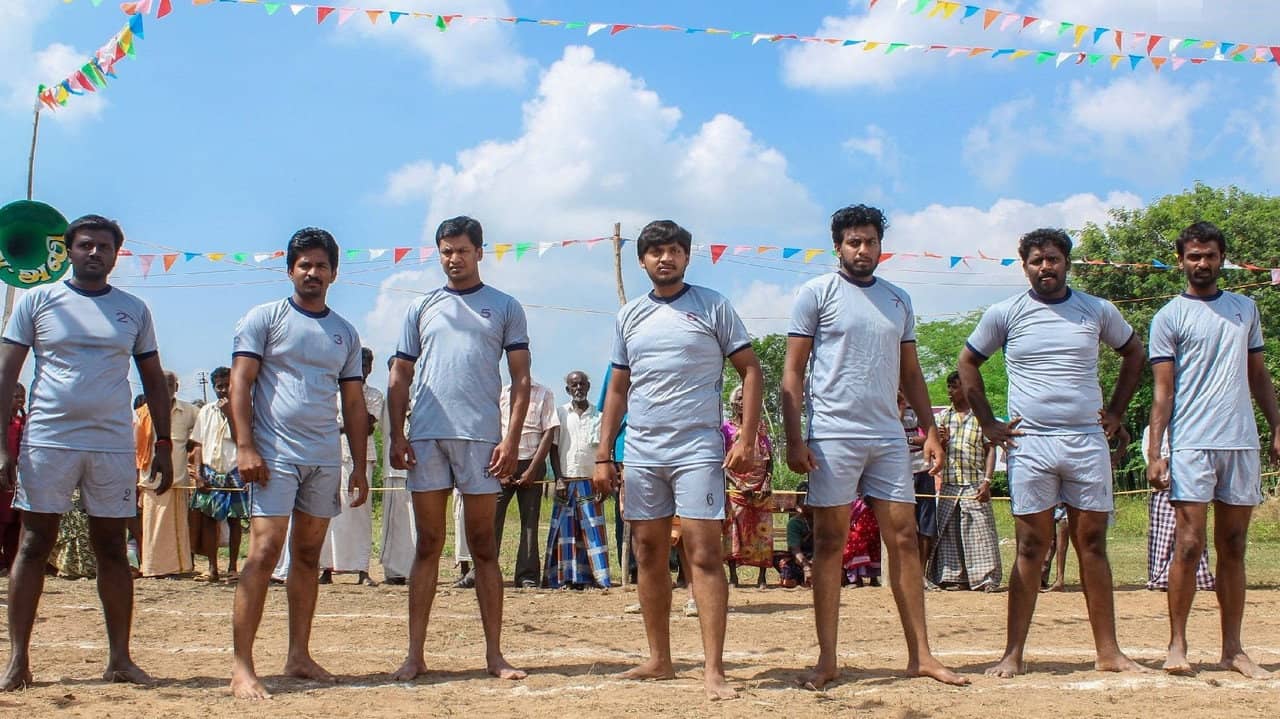 Dhoni Kabadi Kuzhu backdrop