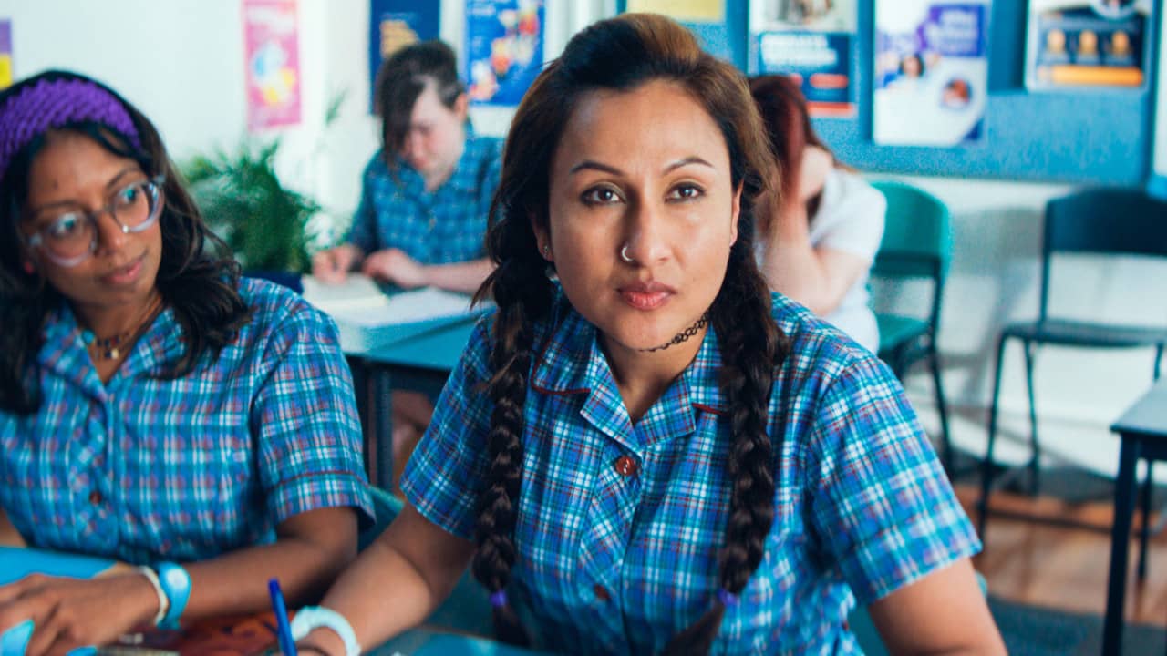 Urvi Went to an All Girls School backdrop