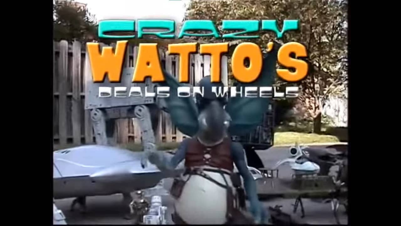 Crazy Watto backdrop