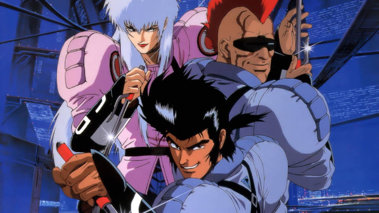 Cyber City Oedo 808 backdrop