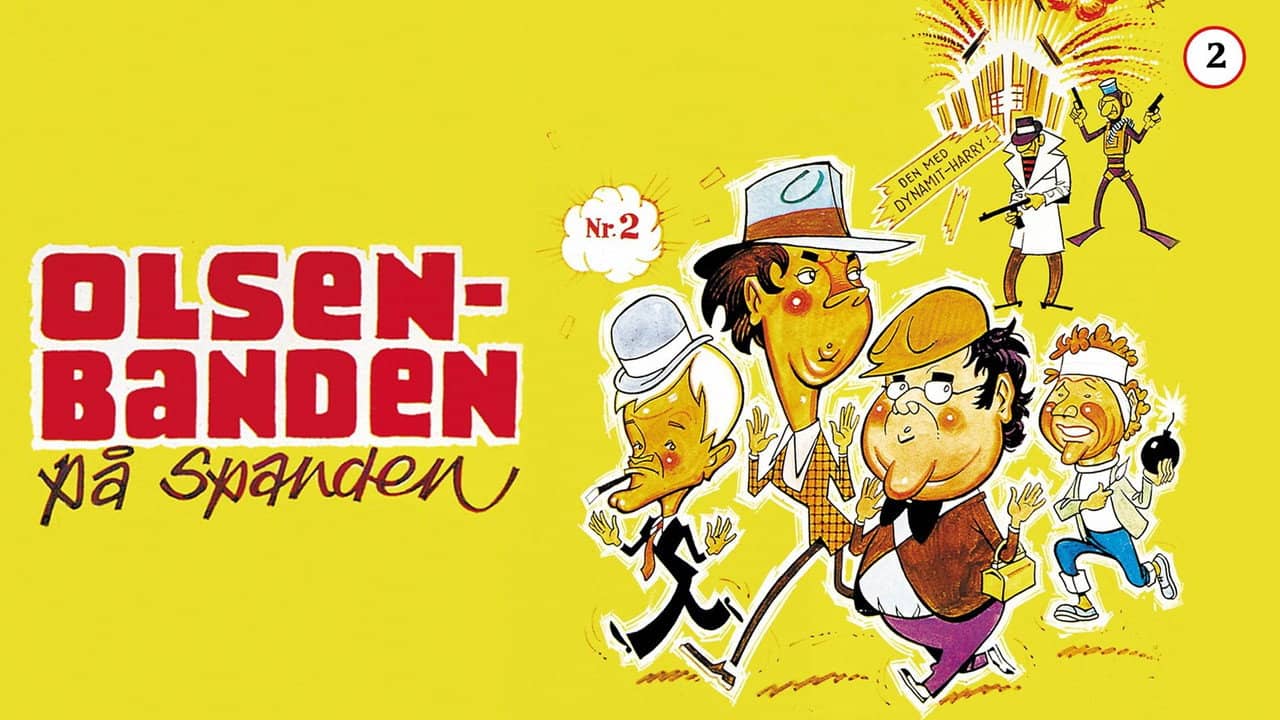 The Olsen Gang in a Fix backdrop