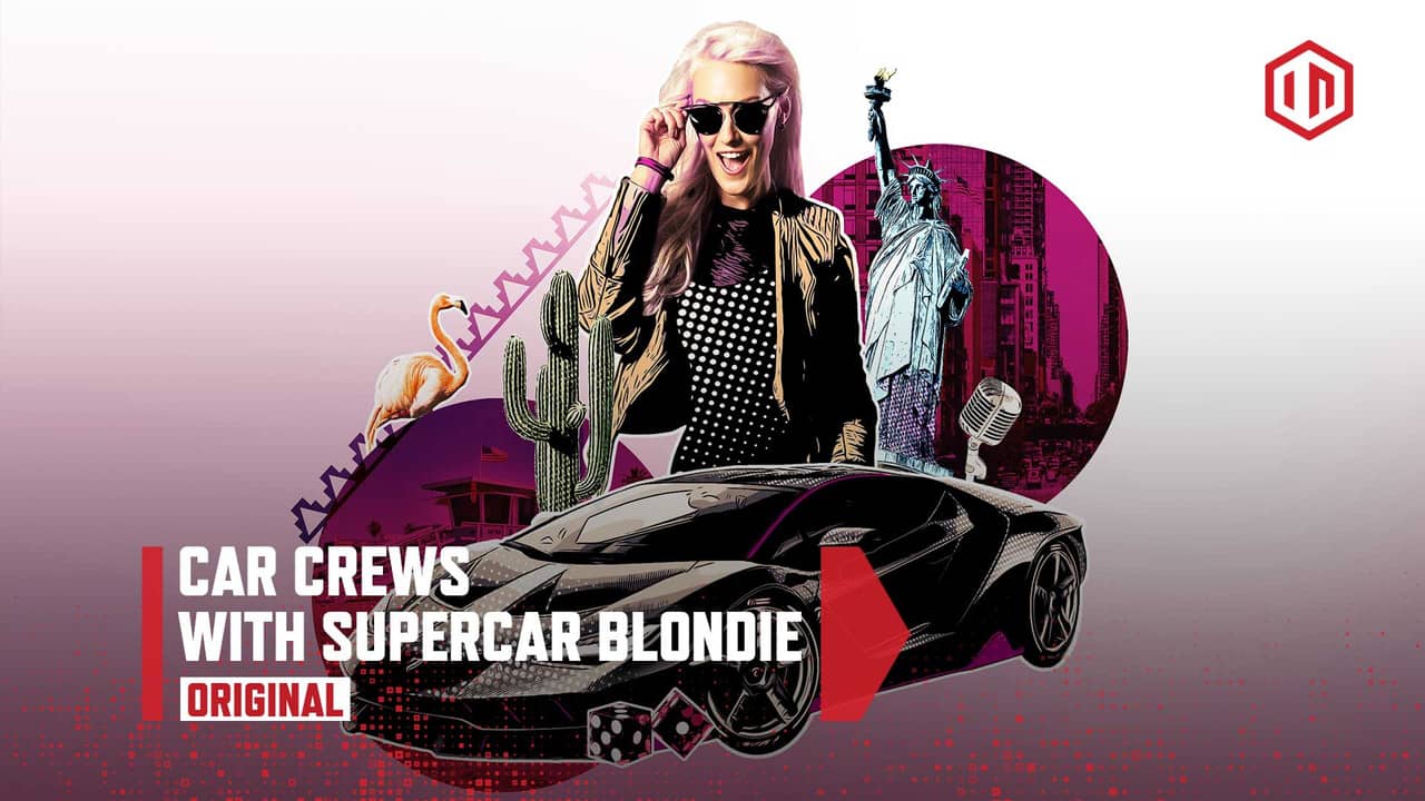 Supercar Blondie backdrop