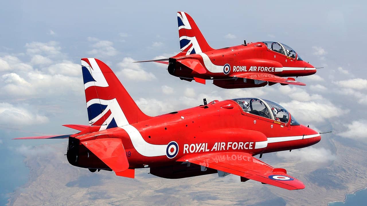 Red Arrows: Kings of the Sky backdrop