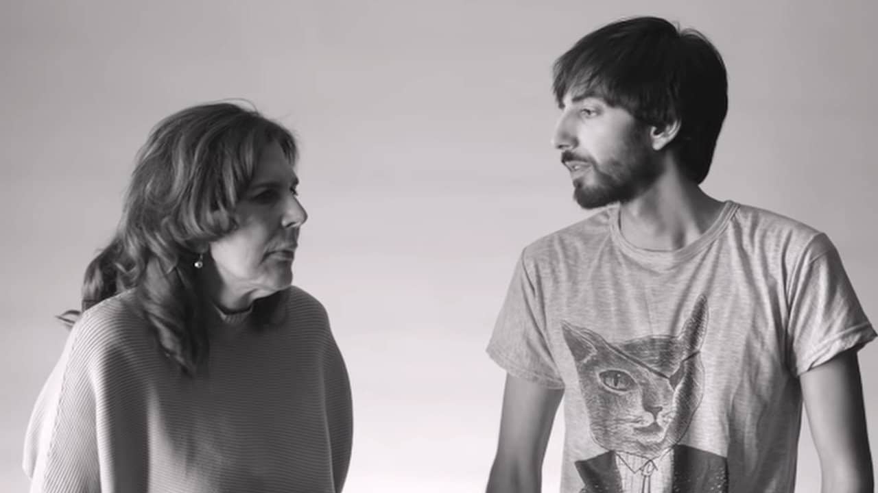 Madre e hijo backdrop