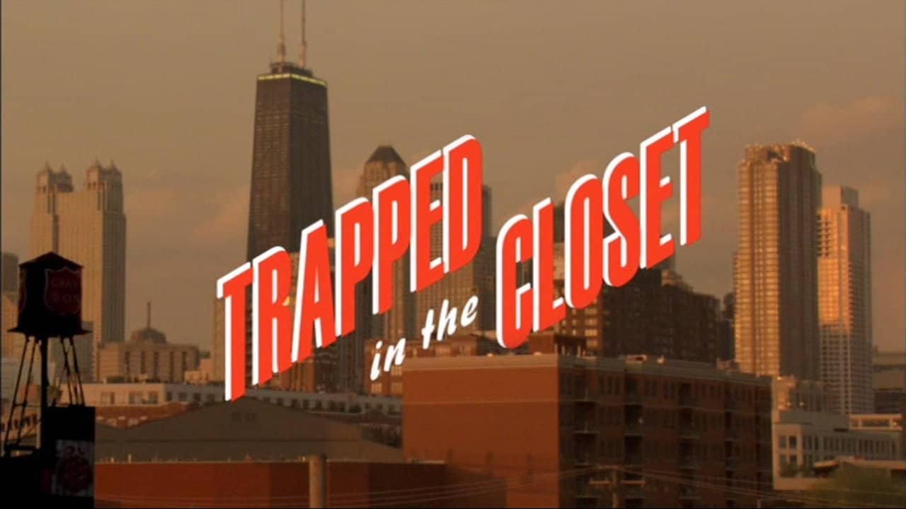 Trapped in the Closet backdrop