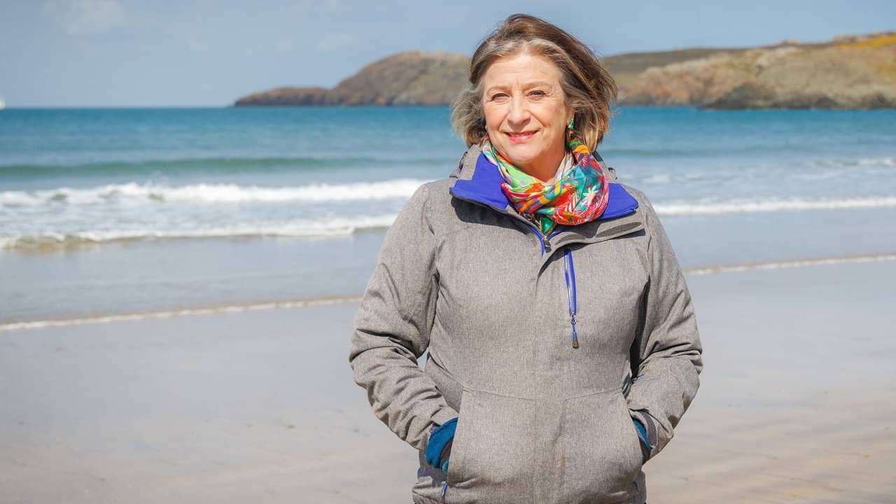 The UK's National Parks with Caroline Quentin backdrop