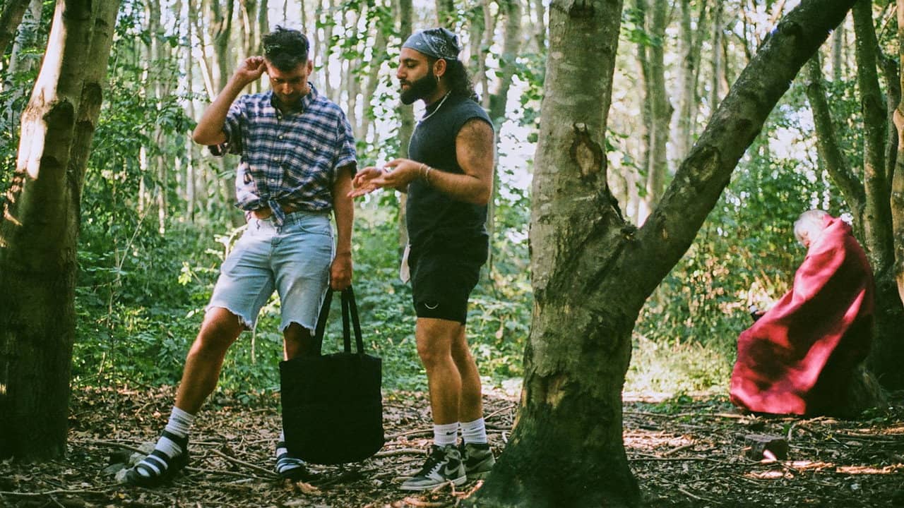 Foraging backdrop