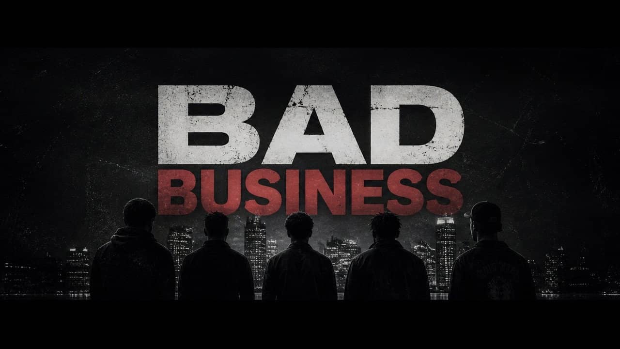 BAD BUSINESS backdrop