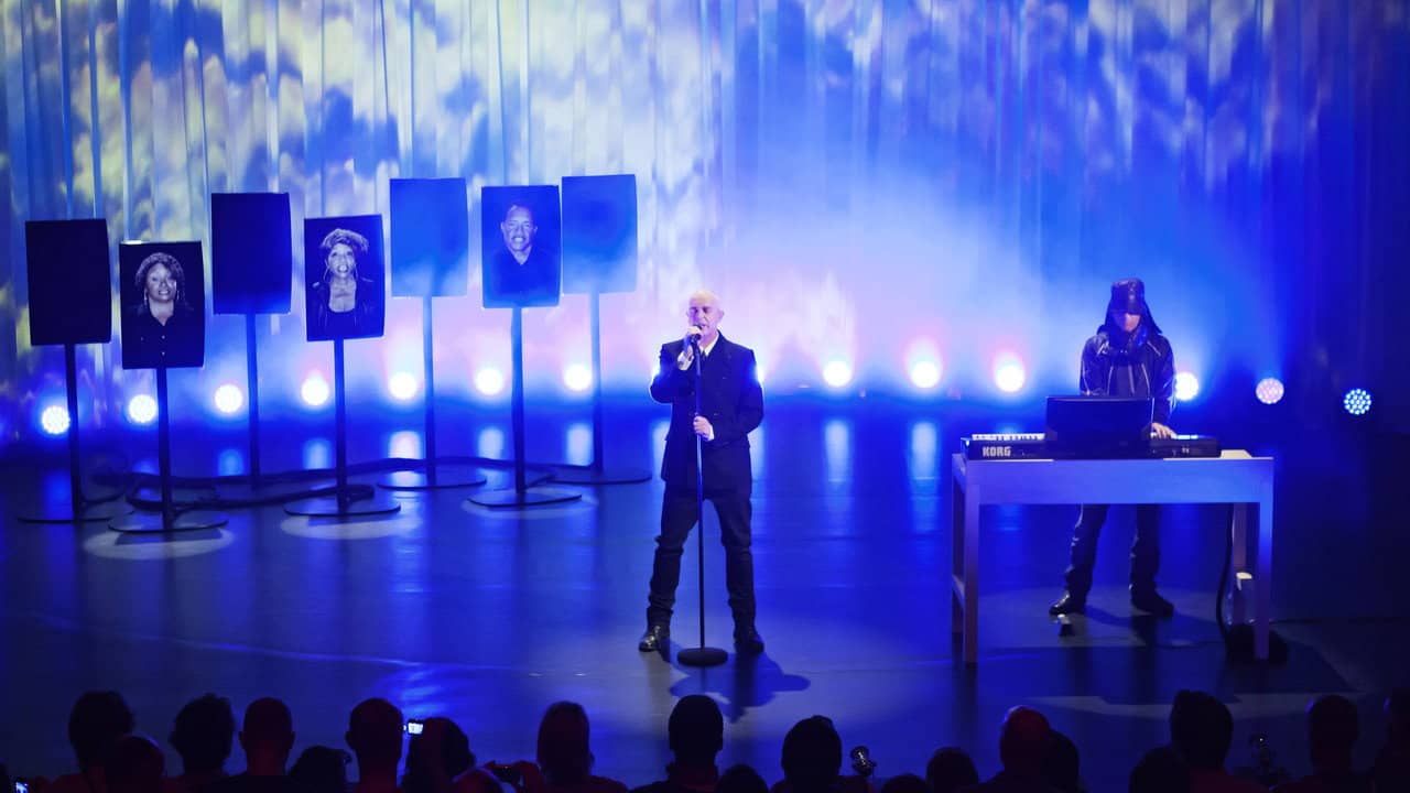Electronic Beats Festival Berlin 2012 - Pet Shop Boys backdrop