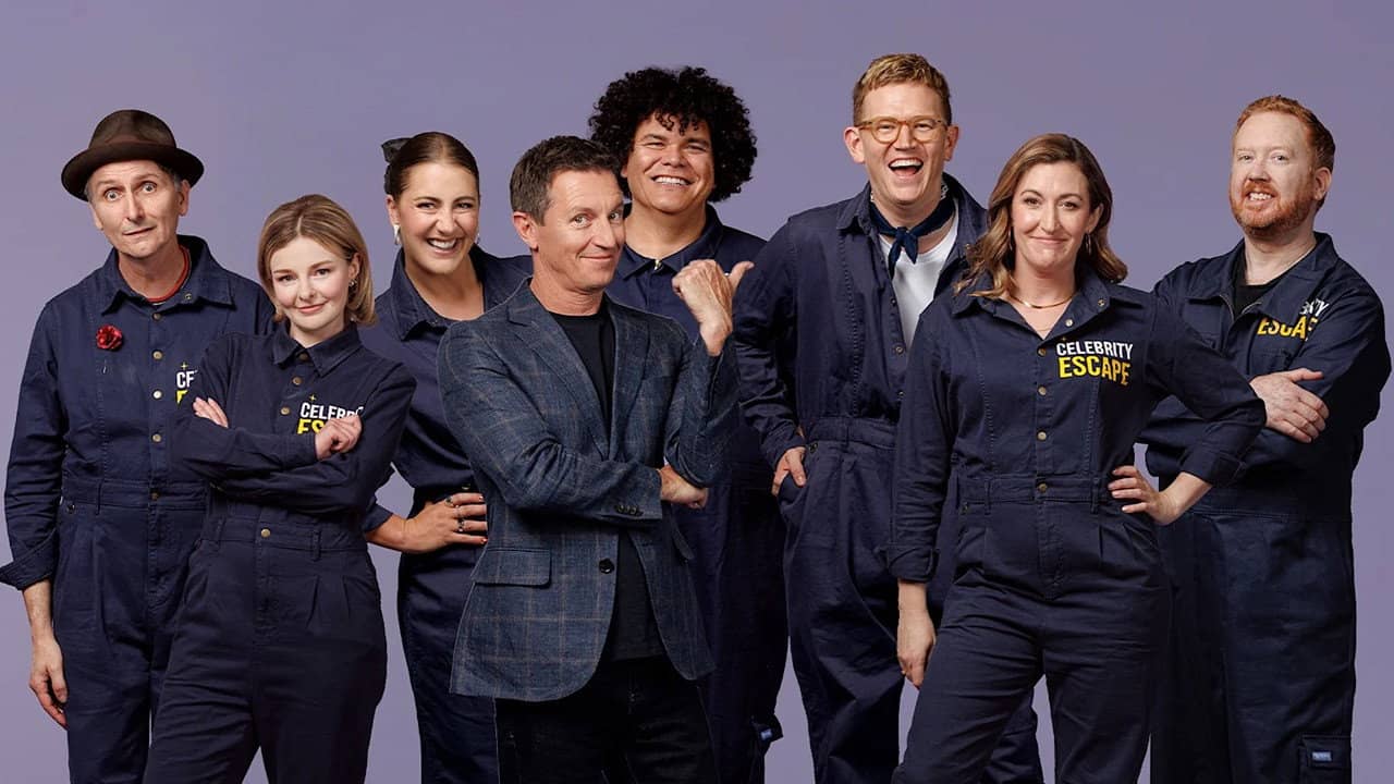 Celebrity Escape backdrop