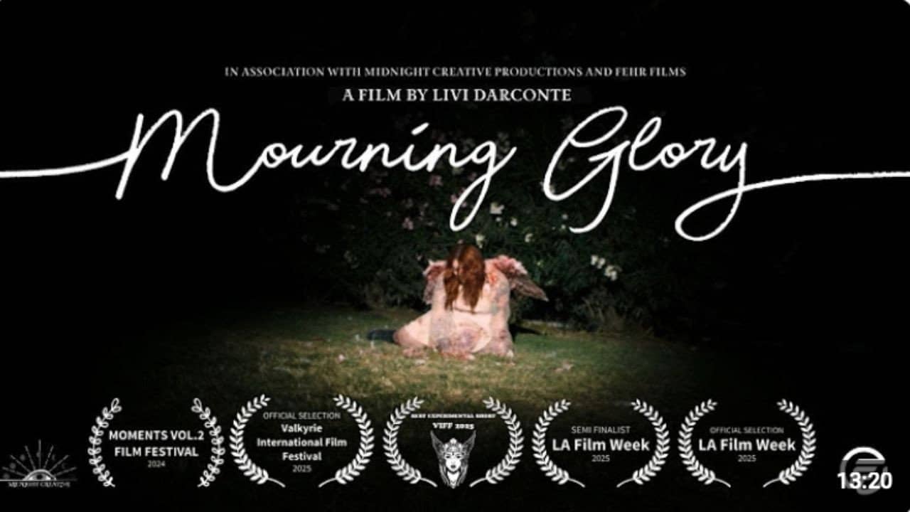 Mourning Glory backdrop